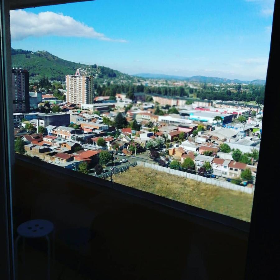Depto Estudio 1811 Edificio Centro Blanco Con Estacionamiento Temuco Esterno foto
